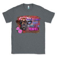 Charcoal Heather sorry ladies my heart belongs to mommy highland calf Classic Tee - RanaPortraitStore