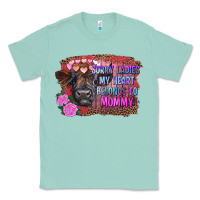 Seafoam sorry ladies my heart belongs to mommy highland calf Classic Tee - RanaPortraitStore