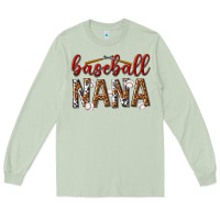 Matcha baseball nana with leopard Long Sleeve Tee - texasbilliewilder