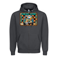 Smoke pumpkin season truck Zipper Hoodie - RanaPortraitStore