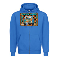 True Royal pumpkin season truck Zipper Hoodie - RanaPortraitStore