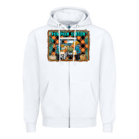 White pumpkin season truck Zipper Hoodie - RanaPortraitStore