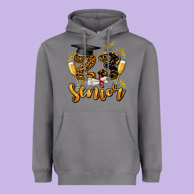 23 Senıor Wıth Champagne Heavyweight Hoodie Designed By Adodesignshop