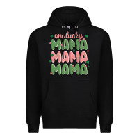 Black one lucky mama Premium Hoodie - MaliasSmallBusiness