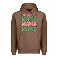 Chestnut one lucky mama Premium Hoodie - MaliasSmallBusiness