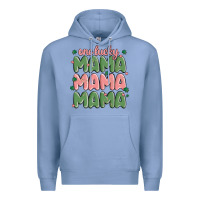 Colony Blue one lucky mama Premium Hoodie - MaliasSmallBusiness
