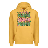 Mustard one lucky mama Premium Hoodie - MaliasSmallBusiness