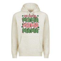 Oatmeal Heather one lucky mama Premium Hoodie - MaliasSmallBusiness