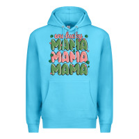 Ocean Blue one lucky mama Premium Hoodie - MaliasSmallBusiness