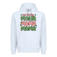 White one lucky mama Premium Hoodie - MaliasSmallBusiness