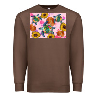 Chestnut Sunflowers Turtle Premium Sweatshirt - Artiststas