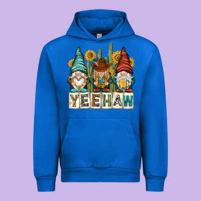 Yeehaw With Gnomies Urban Hoodie Designed By Nancycooperartshop