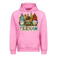 Fuchsia Pink yeehaw with gnomies Urban Hoodie - NancyCooperArtShop