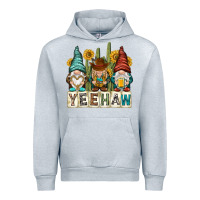 Heather Grey yeehaw with gnomies Urban Hoodie - NancyCooperArtShop