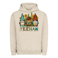 Pigment French Oak yeehaw with gnomies Urban Hoodie - NancyCooperArtShop