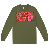 Army Green Love brushstrokes xoxo leopard and turquoise Long Sleeve Tee - RanaPortraitStore