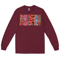 Love Brushstrokes Xoxo Leopard And Turquoise Long Sleeve Tee | Teevron