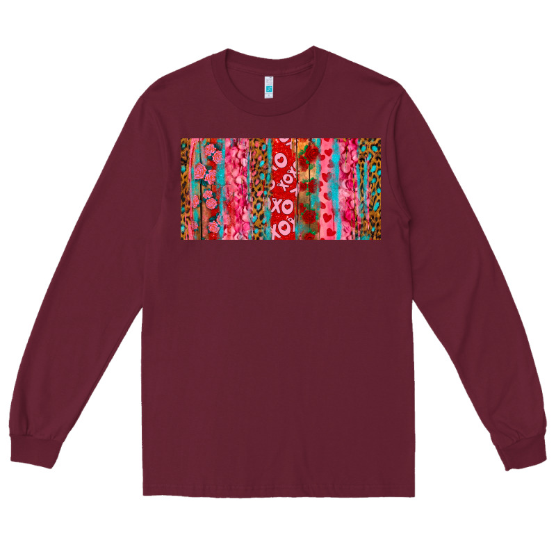 Love Brushstrokes Xoxo Leopard And Turquoise Long Sleeve Tee by RanaPortraitStore | Teevron