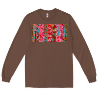 Chestnut Love brushstrokes xoxo leopard and turquoise Long Sleeve Tee - RanaPortraitStore