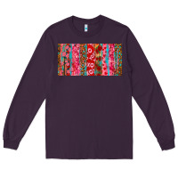 Plum Love brushstrokes xoxo leopard and turquoise Long Sleeve Tee - RanaPortraitStore