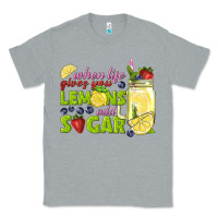Heather Grey when life gives you lemons add sugar tbw Classic Tee - texasbilliewilder