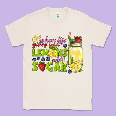 When Life Gives You Lemons Add Sugar Tbw Classic Tee Designed By Texasbilliewilder