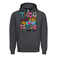 Smoke thou shalt not try me mood 24 7 Zipper Hoodie - Zillion Design Studio