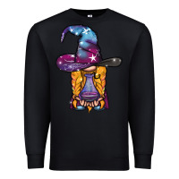 Witch Gnome With Poison Premium Sweatshirt | Teevron