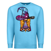 Ocean Blue witch gnome with poison Premium Sweatshirt - BundleAndBundleShop
