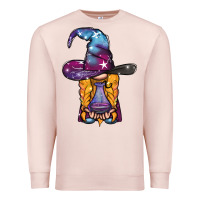 Pale Pink witch gnome with poison Premium Sweatshirt - BundleAndBundleShop