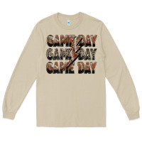 Game Day Game Day Football Lightning Bolt Long Sleeve Tee | Teevron