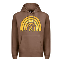 Chestnut childhood cancer awareness rainbow Premium Hoodie - MaliasSmallBusiness