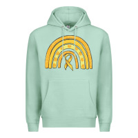 Seafoam childhood cancer awareness rainbow Premium Hoodie - MaliasSmallBusiness