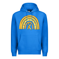 True Royal childhood cancer awareness rainbow Premium Hoodie - MaliasSmallBusiness