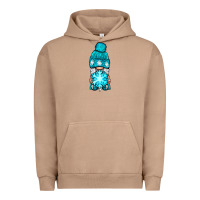 Pigment Burro winter gnome with snowflake Urban Hoodie - NancyCooperArtShop