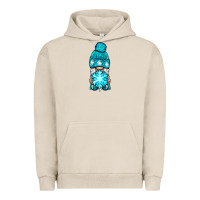 Pigment French Oak winter gnome with snowflake Urban Hoodie - NancyCooperArtShop