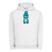 Pigment Lunar Rock winter gnome with snowflake Urban Hoodie - NancyCooperArtShop