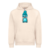 Sandshell winter gnome with snowflake Urban Hoodie - NancyCooperArtShop