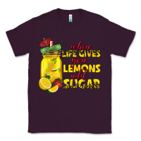 Plum when life gives you lemons add sugar Classic Tee - texasbilliewilder