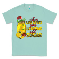Seafoam when life gives you lemons add sugar Classic Tee - texasbilliewilder