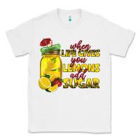 White when life gives you lemons add sugar Classic Tee - texasbilliewilder