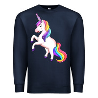 Navy unicorn Premium Sweatshirt - Artiststas