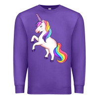 Purple unicorn Premium Sweatshirt - Artiststas