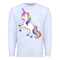 White unicorn Premium Sweatshirt - Artiststas