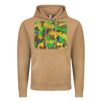 Vintage Camel mardi gras fleur de lis and leopard background Vintage Hoodie - AdoDesignShop