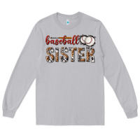Moon Dust baseball sister with leopard Long Sleeve Tee - texasbilliewilder