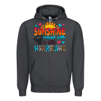 Smoke sunshine mixed with a little hurricane Zipper Hoodie - Zillion Design Studio