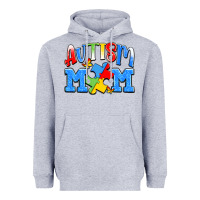 Heather Grey autism mom Heavyweight Hoodie - JahusDesignShop