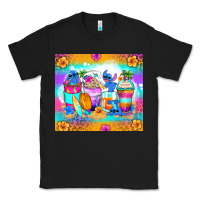 Black stitch summer coffee cups Classic Tee - Zillion Design Studio