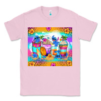 Bubblegum Pink stitch summer coffee cups Classic Tee - Zillion Design Studio